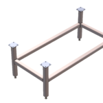ms3 ensamble de soporte tubular
